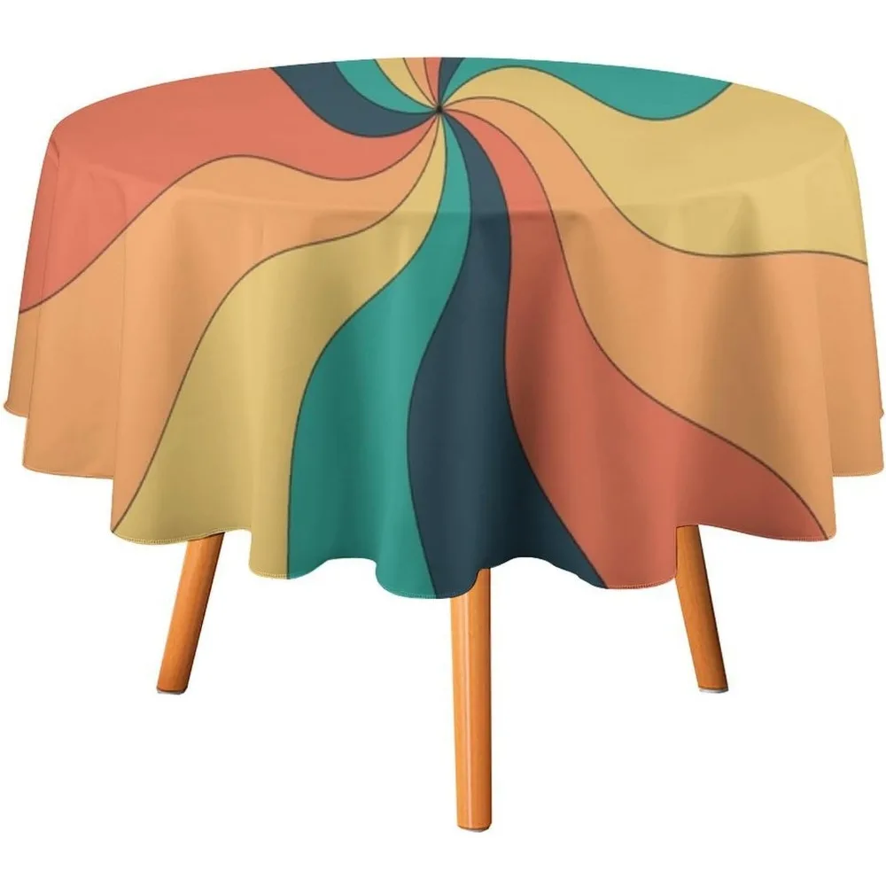 Retro Groovy Swirl Round Table - Century Textile & Sewing Supply Avenue C North Saskatoon Sk 评论和价格