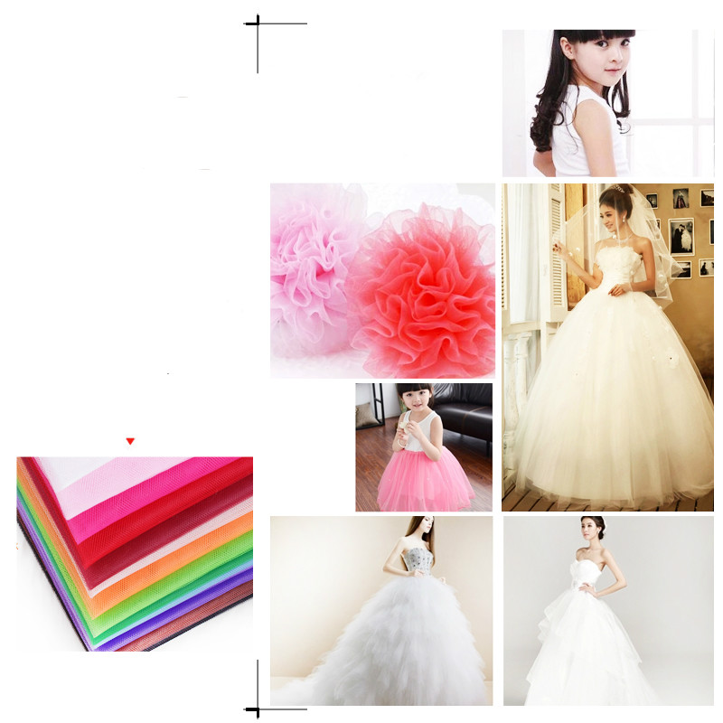 Middle Hard Tulle Mesh Fabric  - Sewing Gauge Ruler 评论和价格